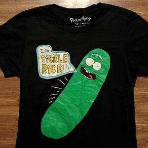 RICK AND MORTY PICKLE RICK T-SHIRT - Medium // Cartoon Network Adult Swim tee